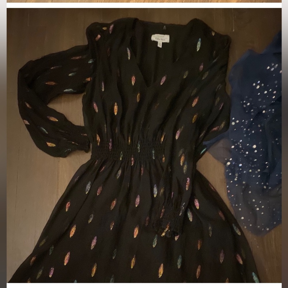 PARIS ATELIER RAINBOW TEAR DROP FLOWY GORG Dress